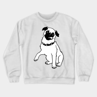 Cute Pug Crewneck Sweatshirt